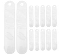 SUPVOX 100pcs Single Fountain Pen Holder Sleeve Pen Display Case Protection Bag with Hanging Loop for Office and School Use