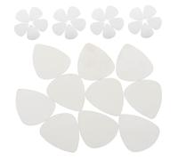 SUPVOX 100pcs Smooth Edge Stainless Steel Guitar Picks Metal Plectrums for Electric Acoustic Guitars Bass Picks for Rock Jazz Country Music Styles