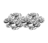 SUPVOX 100pcs Stainless Iron Tambourine Rings for Drum Cymbal Accessories with 8mm Hole Diameter, Versatile and Easy Installation Percussion Instrument Parts for Professional Drummers