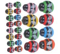 SUPVOX 100pcs Wooden Bee Embellishments with Adhesive for DIY Crafts Small Bee Stickers for Party Decorations Hat Accessories Scrapbooking and Gift Crafting Supplies