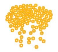 SUPVOX 100Pcs Yellow 2.0A Hard Plastic Shaft Sleeves for Model Axles, Bearing Sleeve Inserts for Rc Cars, DIY Kit Bushings Compatible 2.0Mm Inner Diameter Shafts, Suitable for Model