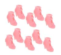SUPVOX 10Pairs Doll High Heel Shoes Miniature Dress Up Accessories for Dolls for Parties and Everyday Play Unique Designs to Enhance Creativity and Style