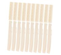 SUPVOX 10pairs Pre-slotted Guitar Nut and Acoustic Guitar Bridge Saddle for String Classical Folk Accessories Replacement Parts