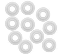 SUPVOX 10pcs 18mm Half Cylinder Silicone Ring Molds DIY Jewelry Casting Mold Set for Resin Craft Making Semi-Cylindrical Dome Ring for Handmade and Charms