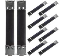 SUPVOX 10Pcs 9Cm Metal Internal Flex Frames Handbag Hinges Spring Clips for DIY Coin Purse Sewing Accessories