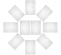 SUPVOX 10pcs A3 Plastic Document Bags with Snap Button 18 Micron File Holders for Office Filing Document Organizers Suitable for Paper Storage and Protection