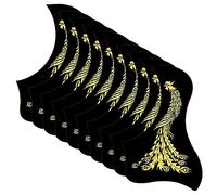 SUPVOX 10pcs Acoustic Guitar Pickguards Anti-scratch Protector Plate for Folk Guitars Stylish Replacement Guard for Acoustic and Electric Instruments Functional Design