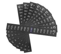 SUPVOX 10pcs Aquarium Thermometer Sticker Strips 10-36℃ Lcd Temperature Measuring Indicator for Fish Tank, Terrarium, and Brewing Temperature Monitoring