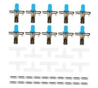 SUPVOX 10pcs Automatic Rabbit Spring Waterer Smooth Polished Durable Pet Drinking Dispenser for Rabbit Cage Ferret Chinchilla Easy to Clean and Store Small Animal Feeder