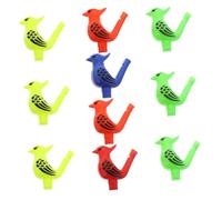 SUPVOX 10pcs Bird Water Whistles Musical Instruments Bulk Pack for Water Play Fun Educational Animal Sound Makers Oral Muscle Training