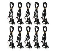 SUPVOX 10pcs Blue 9w 23mm Hawk Eye Boat Navigation Light for Rv and Boat