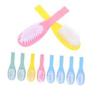 SUPVOX 10pcs Boy Girl Brush Newborn Professional Soft Bristle Hair Brush and Comb Born for Household Use