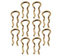 SUPVOX 10pcs Brake Pad Spring Clip Caliper Retaining Ring Spring Clip Stainless Steel Quick Heat Dissipation Precision Braking Bicycle City Rides Replacement Parts