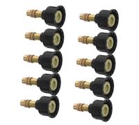 SUPVOX 10pcs Brass Misting Spray Nozzles Replacement Heads for Garden Sprayers Fine Mist Atomizing Nozzle for Delicate Plant Watering Easy Install Pump Sprayer Bottle Accessories