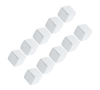 SUPVOX 10pcs Calcium Cubes for Reptile and Fish Tanks, Synthetic Mineral Blocks Providing Essential Calcium and Multiple Uses for Daily Feeding and Tank Stability, White