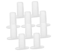 SUPVOX 10pcs Calf Feeder Nipples Rubber Nipples Feeder Bottles for Farm Animals Milk Drink Flutter Valve