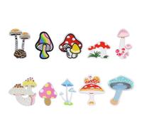 SUPVOX 10pcs Cartoon Iron Patches Clothes Patches Mixed Style Non-Woven Fabric Hot Melt Adhesive Polyester Skin Friendly Safe Decorative Repairing Clothes Hole and Decoration Assorted Style