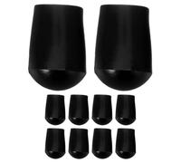 SUPVOX 10pcs Cello Endpin Rubber Tips Slip Caps for Double Bass High Elasticity Material for Enhanced Stability and Noise Reduction During Performances
