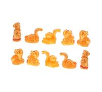 SUPVOX 10pcs Chinese Zodiac Snake Charms for DIY Jewelry Making Vintage Look Pendants for Craft Projects Snake Necklace Making Charms Unique Decoration for Keys and Bags