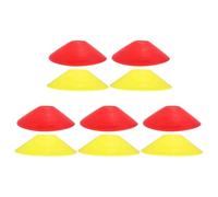 SUPVOX 10pcs Cones for Soccer Training Football Training Equipment with Pe Material Versatile Design and Agility Drills Enhancing Technical Skills on The Field