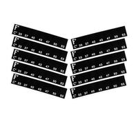 SUPVOX 10pcs Digital Adhesive Temperature Strips for Aquarium Fish Tank and Home Brewing Clear LCD Display High Precision for Beer Fermentation and Low Temperature Bread Fermentation