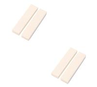 SUPVOX 10pcs Diy Guitar Accessory Genuine Buffalo Bone Saddle Nut for Acoustic Instruments