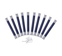 SUPVOX 10pcs DIY Handbag Flex Frame Hinges Metal Purse Spring Clips 10cm Long Internal Bag Flex Frame for Sewing Craft Purse Making Accessories Random Color