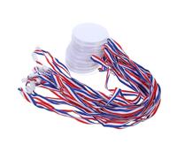 SUPVOX 10pcs DIY Medals with Colorful Ribbon Encouragement Competition Award Medals Lightweight for School Events Parties Decor