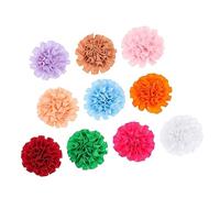 SUPVOX 10pcs Dog Collar Flowers Pet Collar Decorations Lightweight Flower Charms for Cats Puppies Birthday Party Halloween Christmas Grooming Accessories