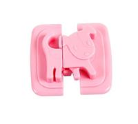 SUPVOX 10Pcs Dog Pattern Locks Pink Multifunctional Pinch Safety Lock for Cabinet Refrigerator Drawer Easy Installation Protects from Accidental Injuries