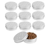 SUPVOX 10Pcs Dog Scent Training Boxes Aluminum Odor Identification Containers for Puppy Scent Work Kit Enhance Smell Skills Reduce Detection Training