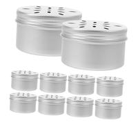 SUPVOX 10Pcs Dog Scent Training Case Aluminum Holder with Hollow Pet Nose Work Tool for Canine Odor Detection and Search Training