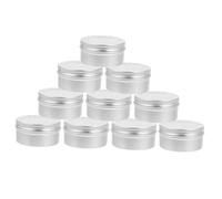 SUPVOX 10pcs Dog Scent Training Kit Aluminum Tins with Capacity for Canine Scent Work and Nose Training Aluminum Cans for Outdoor Puppy Agility and Obedience Exercises