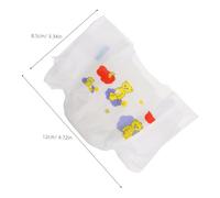 SUPVOX 10pcs Doll Cloth Diapers Lightweight Pretend Play Nappies Accessories for Role-playing and Interaction Fit for Dolls Travel-friendly Educational