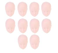 SUPVOX 10pcs Doll Making Heads Replacing Doll Heads Doll Parts Repair Doll Crafting Accessories Cosmetic Makeup Supplies