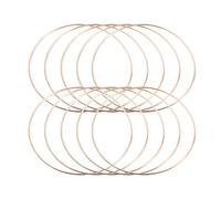 SUPVOX 10PCS Dream Catcher Ring Metal 65MM Iron Ring for DIY Crafts Making Dreamcatcher Accessories Festival Christmas Wall Window Hanging Decoration