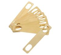 SUPVOX 10Pcs Durable Heightening Gasket for Guitar Neck Shim Easy Install Shims Compatible with Electric Guitars Basses Lightweight Replacement Parts for DIY Repair