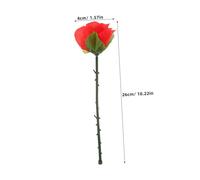 SUPVOX 10pcs Folding Rose Tricks Foldable Appearing Flowers for Stage Shows Bar Parties Home Performances Easy Close-up Illusion Gimmick Props for Beginners and Professionals