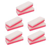 SUPVOX 10pcs Foot Scrubber, Double-Sided PU Grinding Sponge, Reusable Pumice Stone for Dead Skin and Cracked Heel, for Travel Use