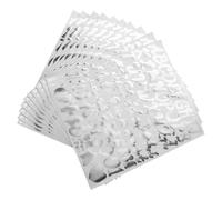 SUPVOX 10pcs German Alphabet Stickers 1-inch Silver Glitter Letters Self-Adhesive Decal for Scrapbooking Poster Boards Office and School Use