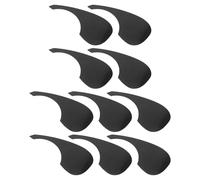 SUPVOX 10pcs Guitar Pick Guards Sticker Adhesive Replacement Waterdrop Pick Guard Resistant Protector for Acoustic Guitar Accessory