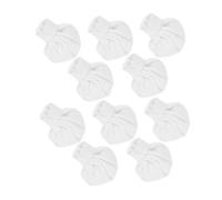 SUPVOX 10pcs Hat Has Chef Hat Dollhouse Accessories Mini Imitation Hats Small Top Hat Miniature Hats Tiny Top Hat Mini Top Hats for Crafts Mini Doll Hats White Cloth