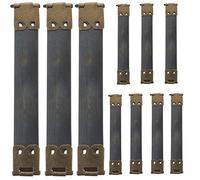 SUPVOX 10PCS Internal Flex Frame 10cm Metal Replacement Clips Accessories for Handbag Clasp Bag Coin Purse