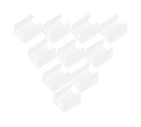 SUPVOX 10pcs LED Strip Mounting Clips Holder Flexible Neon Strip Mounting Clips PVC Flexible Fixation for Festive Celebrations, Commercial Displays