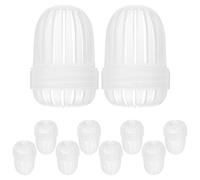 SUPVOX 10pcs Loose Leaf Tea Infuser Set with Fine Mesh Strainer Basket Insert Small Travel Tea Filter for Home Teapots Mugs