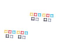 SUPVOX 10pcs Mic Ring for Stands Microphone Skidproof Circle Karaoke Accessory Silicone Replacement Handheld Mic Clip
