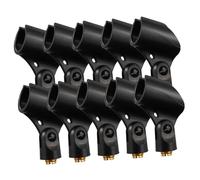 SUPVOX 10pcs Mic Stand Clip Wireless Microphone Holder with Clamp for Easy Positioning for Recording Streaming and Podcasting