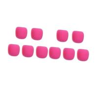 SUPVOX 10pcs Microphone Covers Sponge Sleeves for Handheld Mics Windscreen Caps Non-headset Comfortable for Vocals Decorative Protects from Moisture