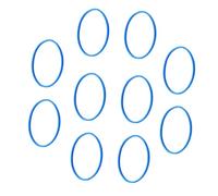 SUPVOX 10pcs Microphone Grille Ring Replacement for Betaa Diy Handheld Rubber Protection Supplies