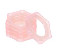 SUPVOX 10pcs Microphone Protection Ring Six-corner Non-slip Holder for Microphone Prevent Drop Live Performance Karaoke Accessory